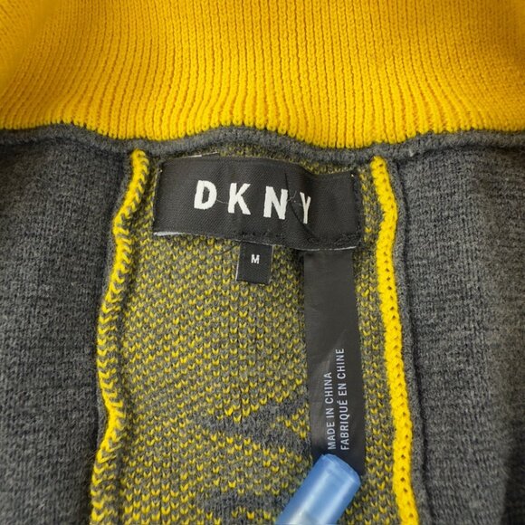 DKNY Men's Size Medium 1/4 Zip 100% Cotton Embroidered Made in China - Picture 2 of 15